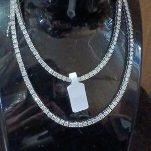 20in Moissanite Diamond Tennis Necklace